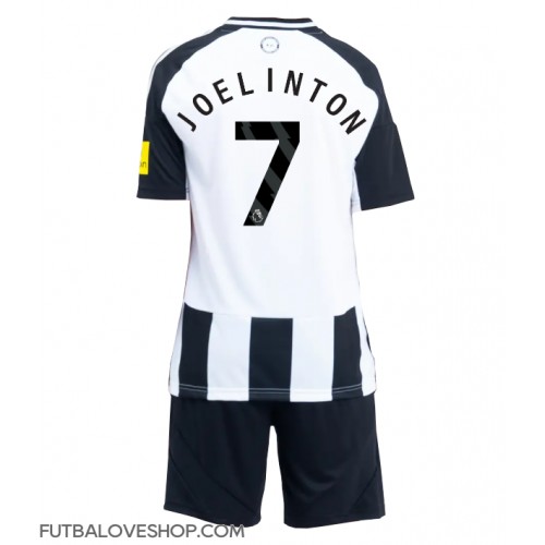 Dres Newcastle United Joelinton #7 Domáci pre deti 2024-25 Krátky Rukáv (+ trenírky)